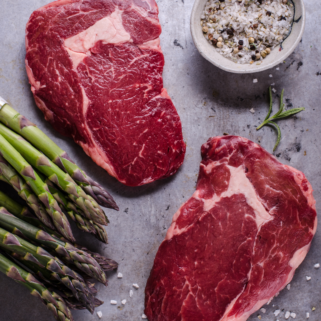 Boneless Ribeye Steak | Grass-Fed & Grass-Finished and Raised Wild Texas