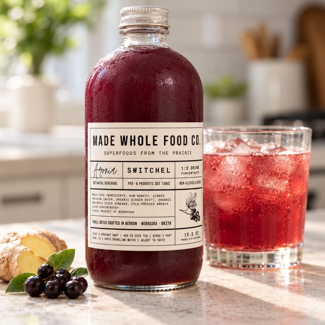 Aronia Switchel Concentrate from Made Whole Food Co.