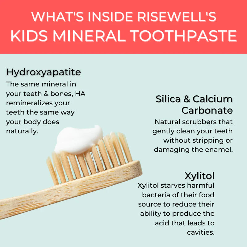 RiseWell - Kids Mineral Toothpaste (Cake Batter)