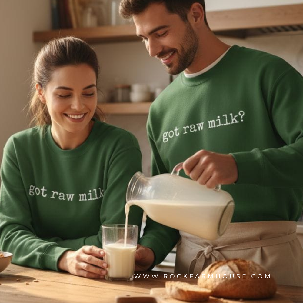 Raw Milk  — Unisex Premium Sweatshirt (Pre-Order)