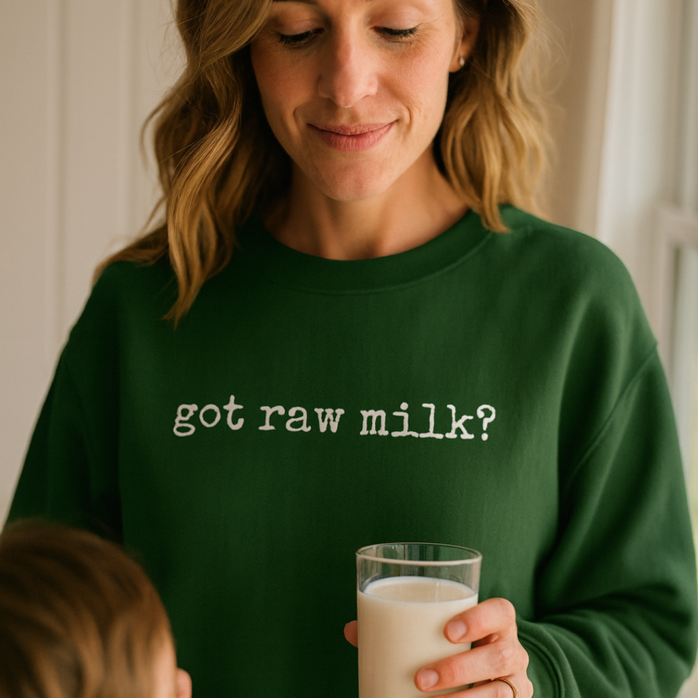 Raw Milk  — Unisex Premium Sweatshirt (Pre-Order)