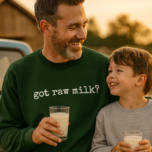 Raw Milk  — Unisex Premium Sweatshirt (Pre-Order)