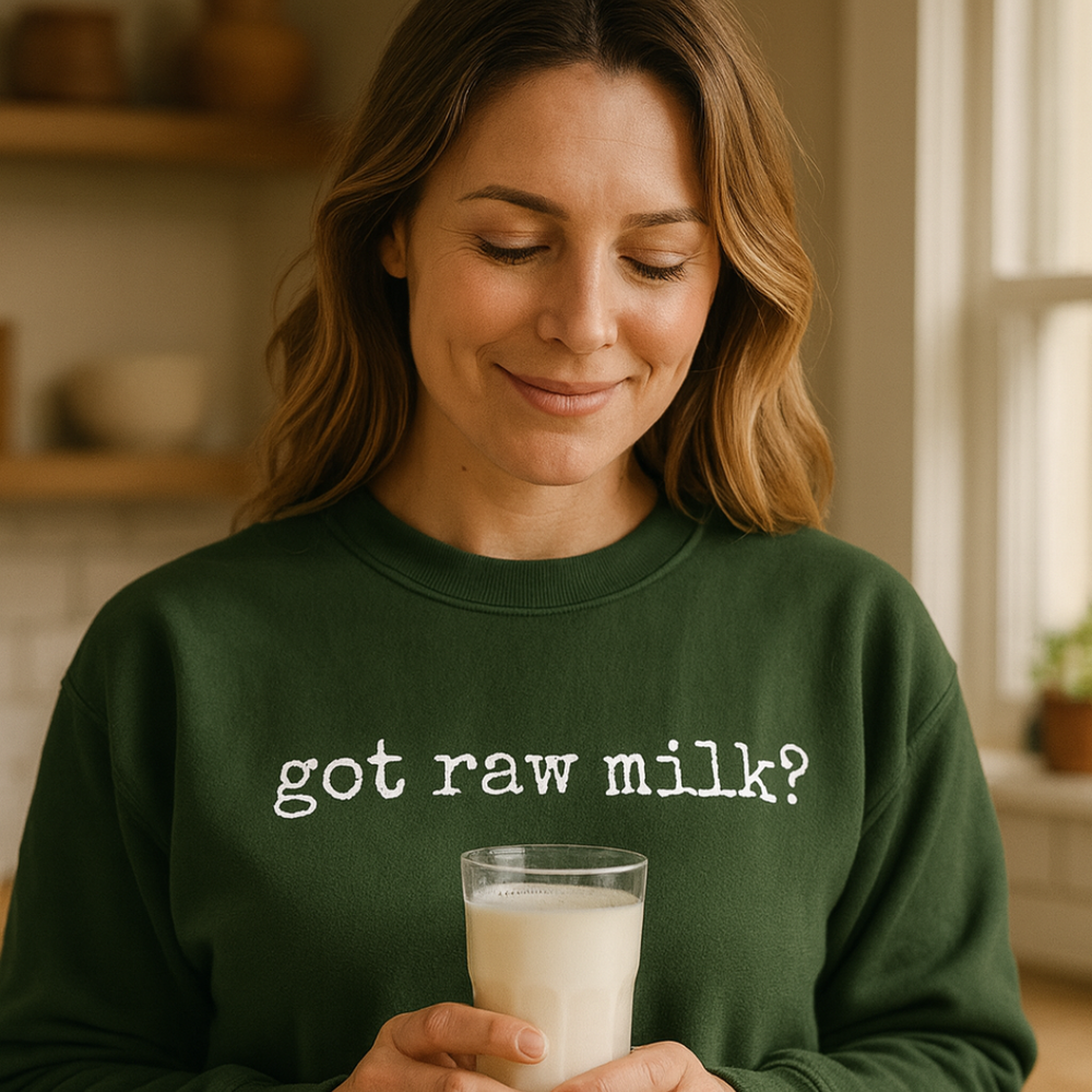 Raw Milk  — Unisex Premium Sweatshirt (Pre-Order)