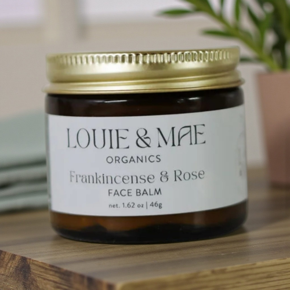 Frankincense & Rose Whipped Tallow Facial Balm (Grass-Fed & Regenerative)